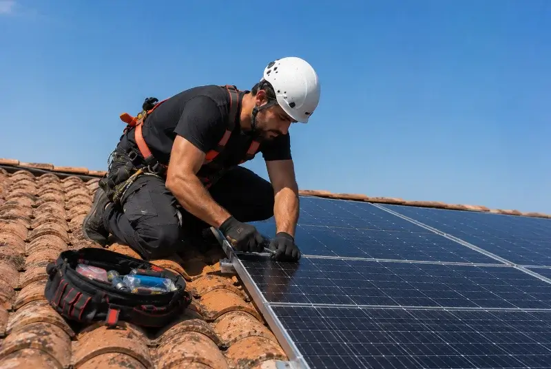 Maintenance et monitoring de panneaux solaires à Treffieux