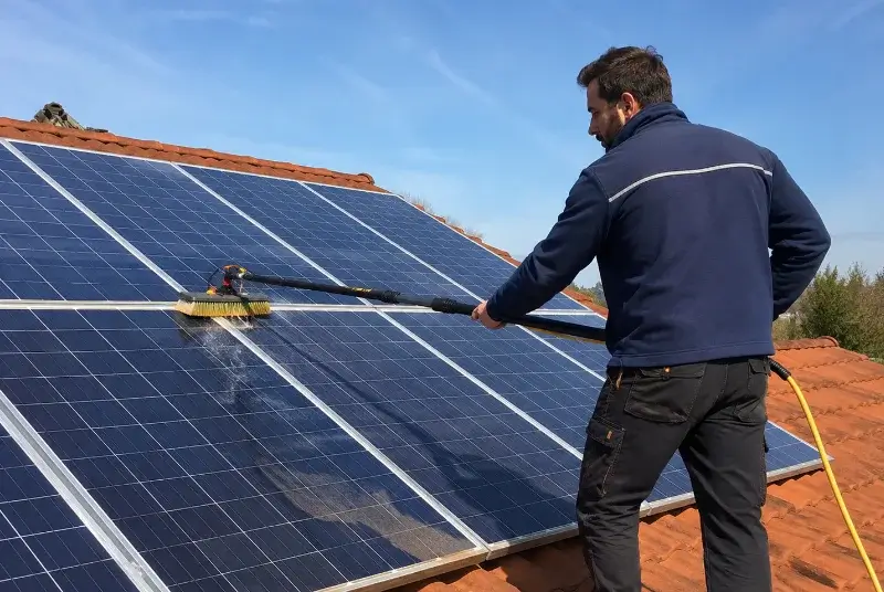 Nettoyage et entretien de panneaux solaires à Treffieux