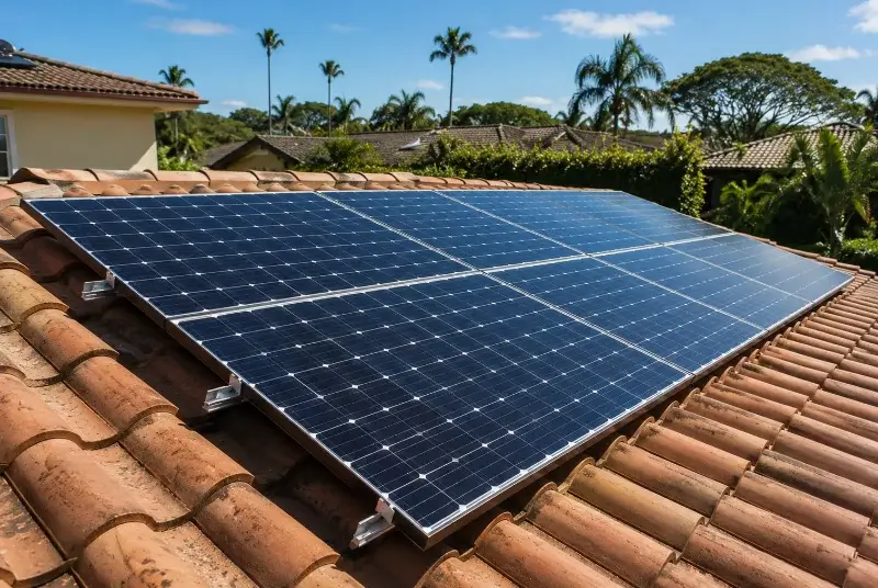 Installation de panneaux solaires à Treffieux